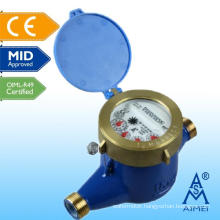 MID Certificated Volumetric Piston Type Brass Water Meter